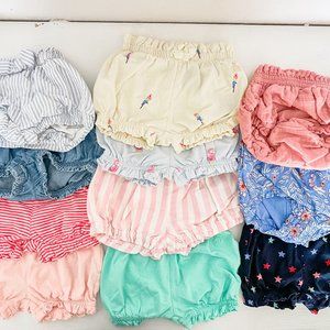 Bundle Baby Gap size 0-3 Months bloomers and shorts